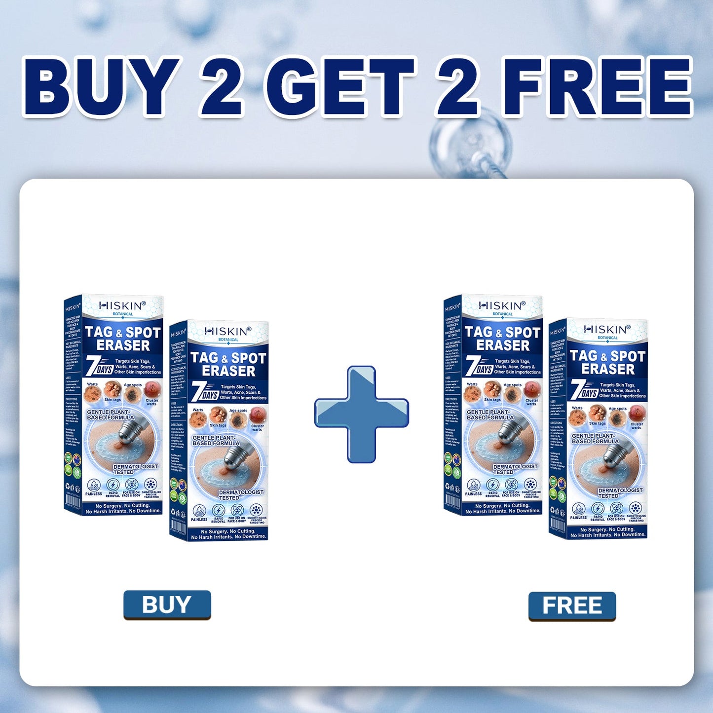 🎁 Only a few 𝐇𝐈𝐒𝐊𝐈𝐍® Wart Removal Pens left — enjoy an extra 30% OFF today! ✨ Easily target unwanted warts from the comfort of your home and support smoother, clearer-looking skin. Don't miss out—this limited-time offer won't be back anytime soon!